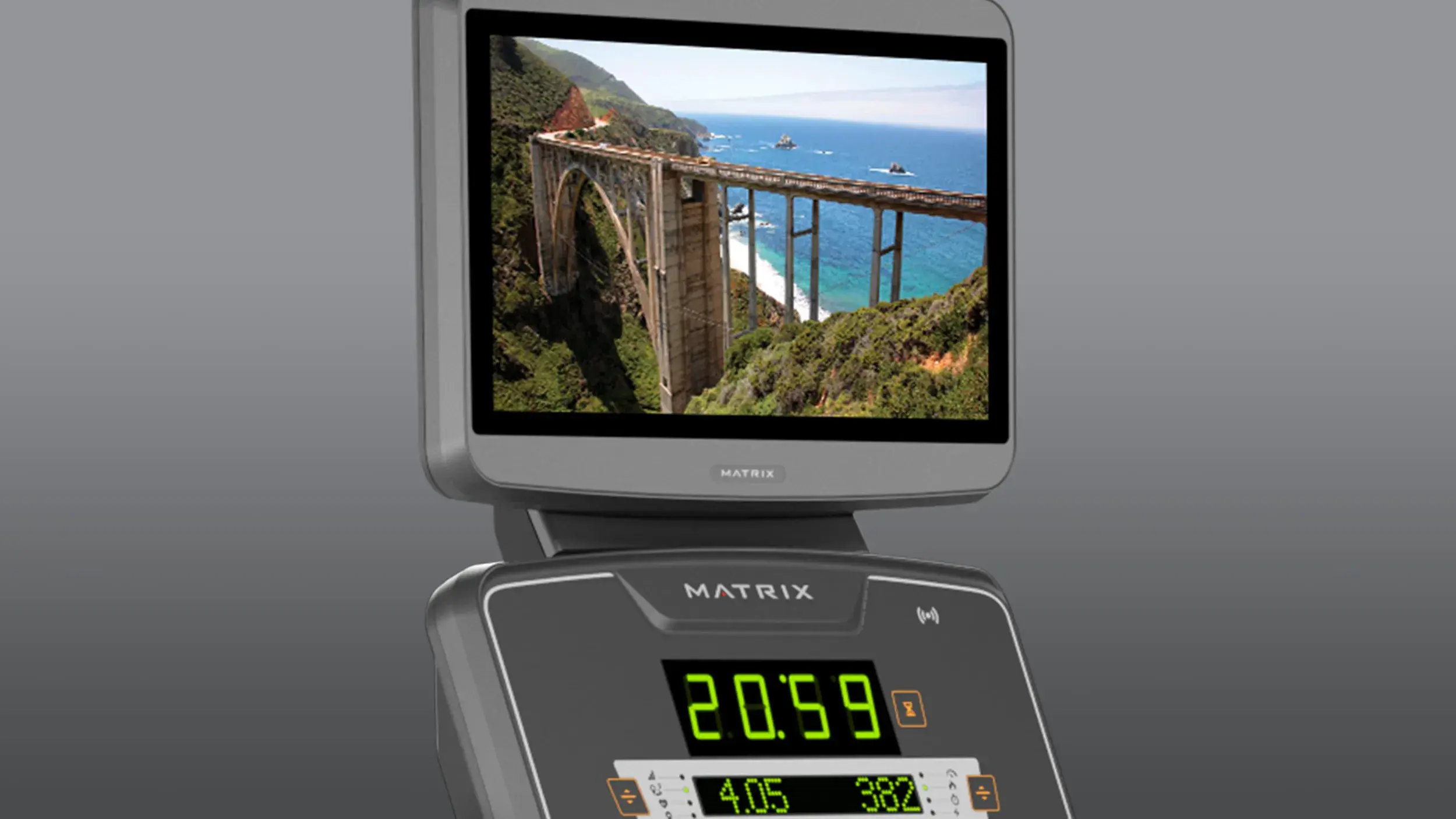 Endurance Upright Cycle-LED Console - Versatility